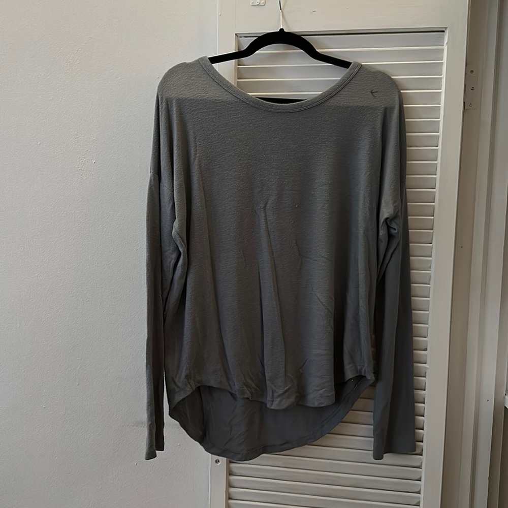 Rag & Bone blue casual long sleeve top